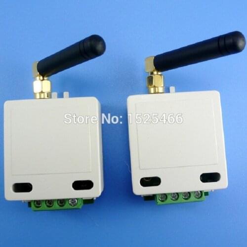 HY048*2 2pcs 433mhz 1km Long Distance UART RS485 UART Wireless Transceiver Module RF Serial Port Data Passthrough Board for PTZ