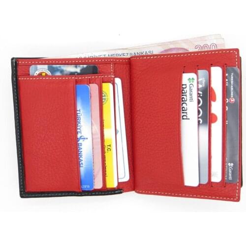 Genuine Leather Wallet | İsme Special Wallet | 9,5x11,5 Vertical | TM 1460-2 Gift Wallet