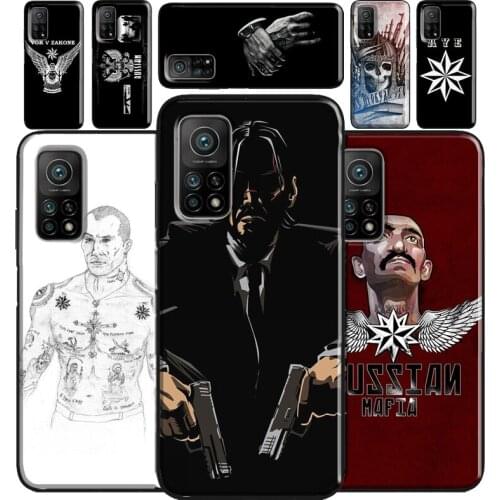 Russian Mafia For Xiaomi Mi 11 Lite Case Cover 10T Pro 11 Ultra Bumper Cover For POCO F3 M3 X3 Pro Case