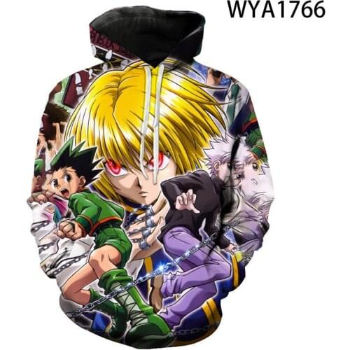 Hoodies Hunter X Hunter 3D Printed Men Women Children Streetwear Pullover Long Sleeve Sweatshirts Boy Girl Kids Fashion Jacket