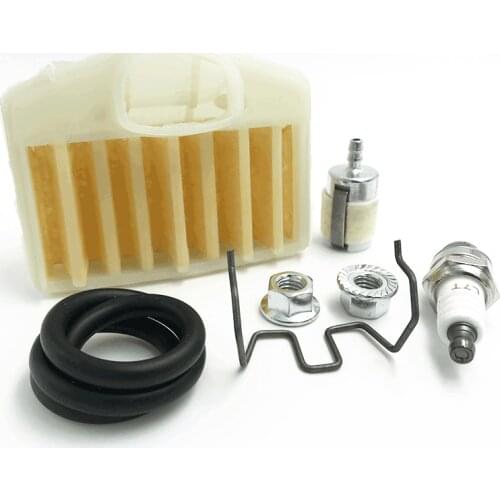 HUNDURE Air Filter Clip Flywheel Bar Nuts Spark Plug Turn-Up Fuel Hose Kit For HUSQVARNA 362 365 371 372 Chainsaw Parts