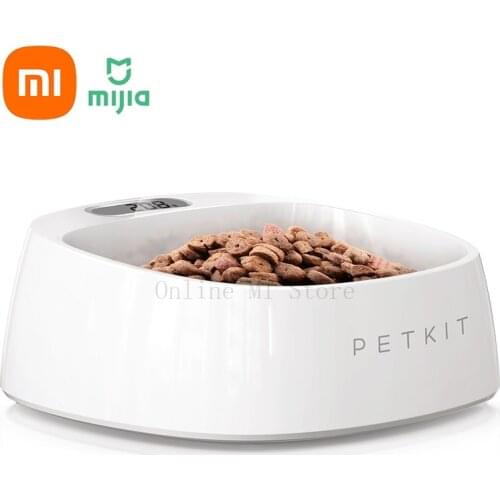 Xiaomi Mijia PETKIT Pet Feeding Bowl Automatic Weighing Food Pets Bowl Digital Feeding Bowl Stand Dog Feeder Drinking Bowls