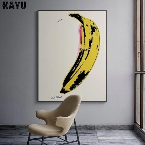 Andy Warhol "banana" Pop Art Decoration Painting Canvas Painting Posters and Prints Wall Pictures for Living Room Decor