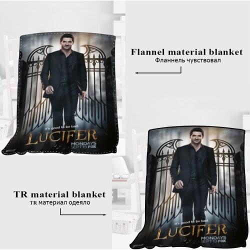 New Arrival Lucifer Blankets 3D Printing Soft Blanket Throw On Home/Sofa/Bedding Portable Adult Travel Cover Blanket