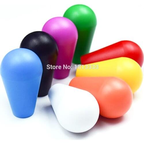1Pcs Happ American Style Handle Arcade Joytsick Topball Crystal Clear Knob ZIPPY / SANWA /SEIMIT Game Stick Top Ball