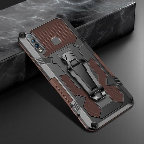 Shockproof Back Clip Case For VIVO Y12 Y15 Y17 Y19 Y11 Y1S Y95 Y91 Y91i Y91C Car Holder Phone Case For VIVO Y20 Y30 Y50 Y5 Y51