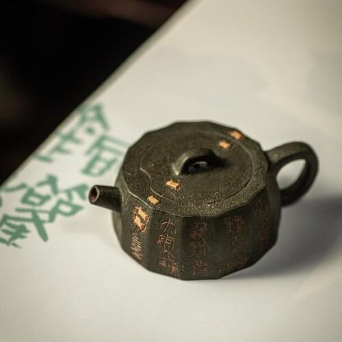 Recommended by hand bionic pot of small capacity single period of mud powder chlorite bronze Qin Quan pot of the teapot
