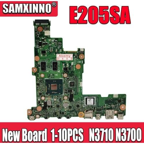 1-10PCS SAMXINNO E205SA Laptop motherboard For Asus E205S E205SA TP200SA mainboard motherboard 2G/4G N3710 N3700
