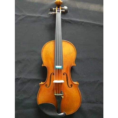1 PC Quality Violin 4/4 with case and bow whole Piece flamed maple back Spruce top FDB9002