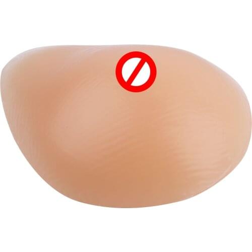 2pcs Ultra-soft Silicone Natural Breast Waterdrop Shaped Fake Breast Mastectomy Prosthesis Breast Pad