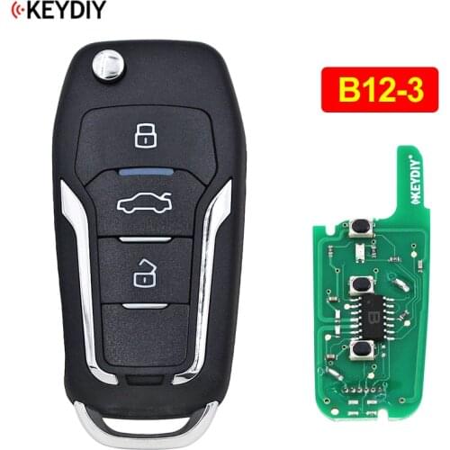 B12-3 F Style 3 Button Universal Remote Control Key Smart Car Key B-Series for KD900 KD900+ URG200 KD-X2 Mini KD