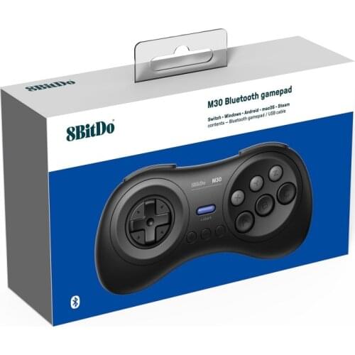 8BitDo M30 Wireless Bluetooth Gamepad Controller for Sega Genesis Mega Drive Style for Nintend NS Switch/Andorid/Windows/MacOS