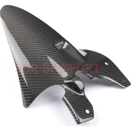 Rear Hugger Fender Mudguard Cover For Ducati 848 1098 1198 Full Carbon Fiber 100% Twill