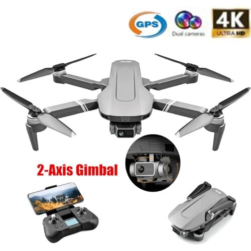 Professional GPS Quadcopter 2-Axis Gimbal Camera Drone 4K HD 5G Wifi FPV Brushless Motor RC Long Distance Dron 2km VS SG906 PRO