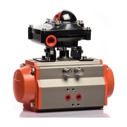 Double acting aluminum material pneumatic actuator AT-50D with APL 210N limit switch