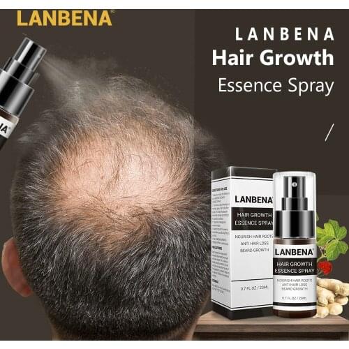 LANBENA Hair Growth Essence Spray Product Preventing Baldness Consolidating Anti Hair Loss Nourish Roots Easy To Carry Hair Care