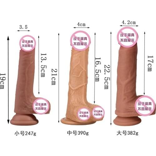 Large size soft realistic dildo artificial penis dick phallus Adults Sex Toys for woman didlo lesbian Simulation Penis