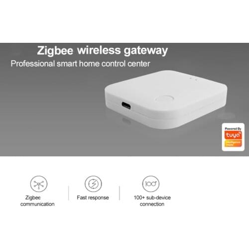 Tuya zigbee 3.0 hub multi-function central control host multi-mode wireless control zigbee smart gateway compatible alexa google