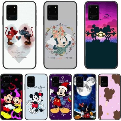 Phone Mobile Case TPU Disney Cute Minnie Mouse Phone cover hull For SamSung Galaxy S 6 7 8 9 10 20 Plus Edge E 5G Lite Ultra b