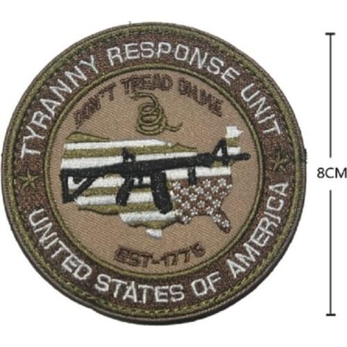 MULTI-OPTION Tyranny Law Unit BADGE TRU Multicam Becomes Order Tactical Patch Tyranny Response Patch For Backpack Jacket