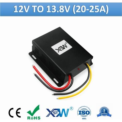XWST DC to DC 12v to 13.8v 21A 25A Step Up Boost Power Converter 13.8volt Voltage Regulator Voltage Module Non isolated