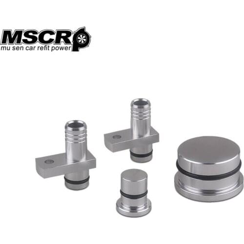 PCV Reroute Fittings w/ Reroute Port Plug and Resonator Plug For 6.6L DURAMAX-YX00449