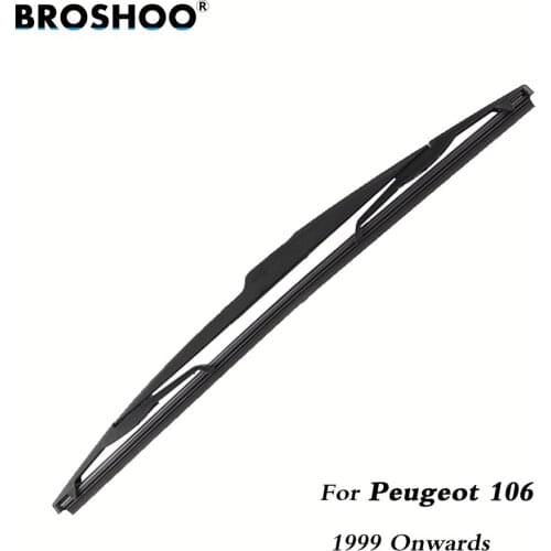 BROSHOO Car Rear Wiper Blade Blades Back Windscreen Wiper Arm For Peugeot 106 Hatchback (1999 Onwards) 355mm Auto Styling