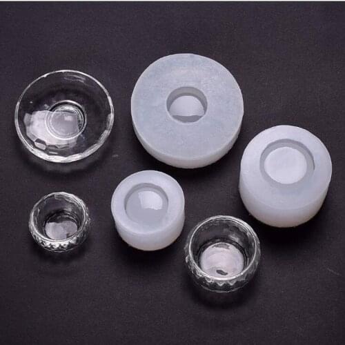 DIY Silicone Bowl Plate Mold Fondant Cake Chocolate Mould Handmade Container Crystal Drop UV Resin Soap Molds Baking Tool