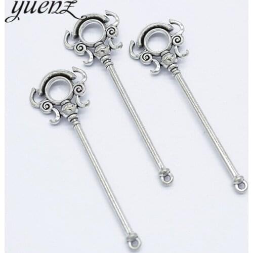 YuenZ 6 pcs Antique Silver color Game animation weapon Charms for diy charms pendant necklace jewelry making M56