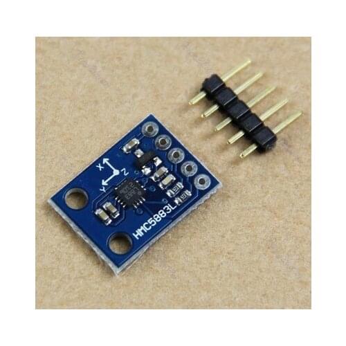 1PC GY-273 3V-5V HMC5883L Triple Axis Compass Magnetometer Sensor Module
