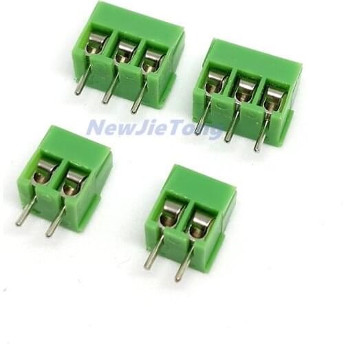 20pcs KF350-3.5-2P KF350-3P Terminal 300V 10A Screw 2Pin 3Pin 3.5mm Straight Pin PCB Screw Terminal Block Connector