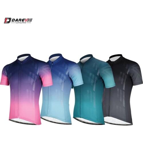 2022 New DAREVIE 2022 Cycling Jersey Men Breathable Cool Dry Cycling Jerseys Pro Team Summer Short Sleeve Cycling Clothing Wome