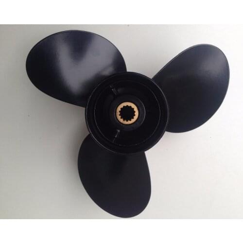 9.25x10 For 18HP tohatsu propeller parsun Aluminium TOHATSU Propeller Motors exhaust Outboard Motor 14 tooth spline