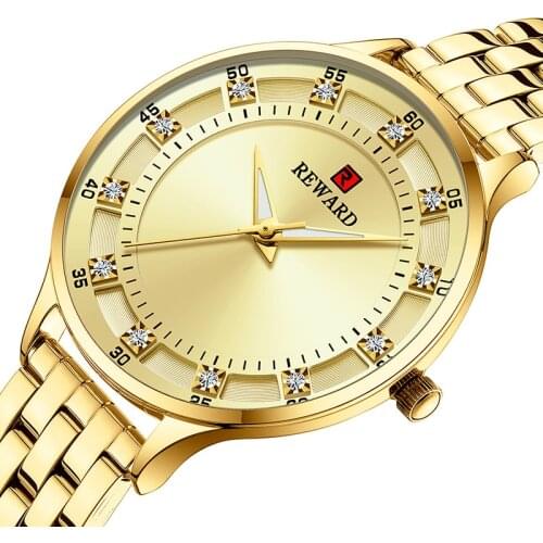 Womens Watches Luxury Gold Ultra-thin Watch Quartz Crystal Women Watches Waterproof Rose Gold Watch Ladies Zegarek Damski