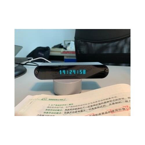 VFD Clock Phosphor Screen Clock VFD Display Page Turning Clock Car Electronic Clock VFD CLOCK