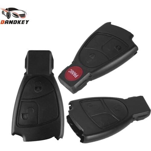 Dandkey Rreplacements Key Shell 2/3/3+1 4 Buttons Remote Key Fob Case Cover For Mercedes Benz B C E ML S CLK CL 3B 3BT Key