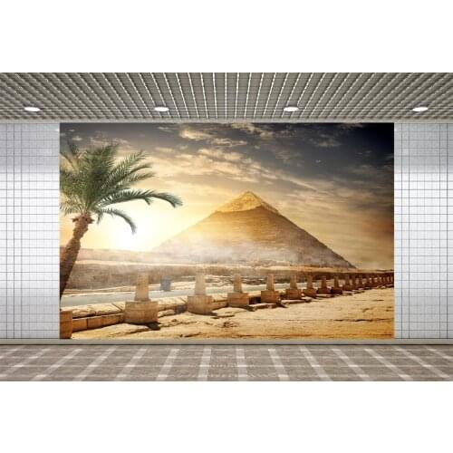 Lyavshi Pyramid Egypt Desert Cloudy Sky Scenic Photocall Photography Backgrounds Photographic Backdrops For Photo Studio Props
