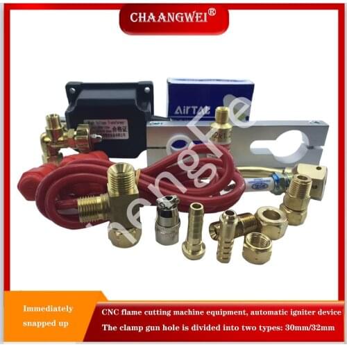 CNC flame cutting machine, flame cutting machine automatic igniter, ignition device, machine DC24V CNC cutting machine, flame cu