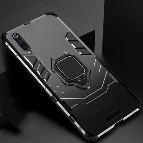 Shockproof Armor Case For Xiaomi Mi A3 A3 Lite CC9e Mi 9T Pro 9 SE F1 Stand Ring Phone Cover for redmi note 7 7A 5 6 pro