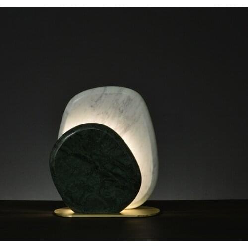 Northern Europe Post Modern Marble Desk Lamp Designer Concise Originality A Living Room Bedroom Bedside Arts Desk Lamp