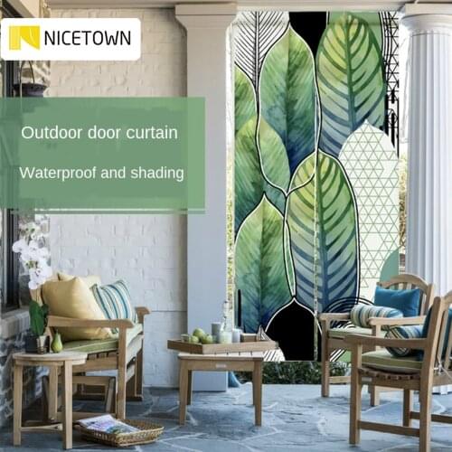 NICETOWN outdoor waterproof 20 Pattern Printing Japan Noren Doorway Curtain Separated Tapestry Family Restaurant Dining garden
