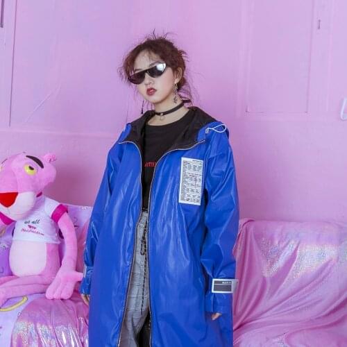 Jasmine spring new personality, BF long sleeves and long sleeves in long sleeves trench