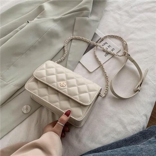 Diamond Lattice Womens Commute Casual Shoulder Messenger Bag Plaid Luxury Flap Cross-body Bag Lady Large Capacity Female Handba