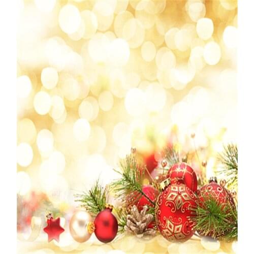 Gold Christmas Tree Photography Background Backdrop 3x5 White Snow Photo Backdrop for Family Photo Booth Camera Fotografia