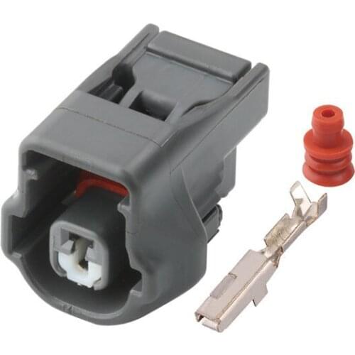 1 Pin/Way Female 2JZ Knock Sensor Plug Connector Wire Harness Cable Pigtail For Toyota Lexus 90980-11166 7283-1015-10