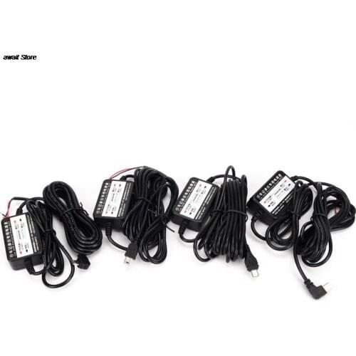 1Pcs 2*1.18in Micro/Mini USB Hard Wired Car Charger Power Inverter Converter For GPS Tablet Phone DVR Recorder