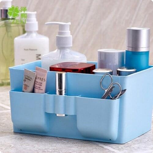 1PC new multifunction jewelry storage box fashion Make-up box Office Organizer OK 0211