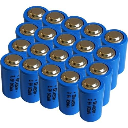 20PCS 3.6V ER14250M High magnification ER 14250 CR14250 SL14250 1/2AA 800mAh PLC industrial lithium batteries