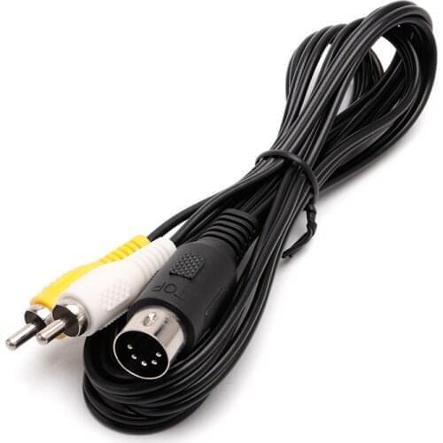 50 Pcs FZQWEG 6FT RCA TV AV Audio Video Cord Cable for Sega Genesis 1 & Sega Master System