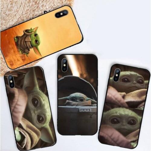 Baby y-yoda Phone Case for iPhone 11 12 pro XS MAX 8 7 6 6S Plus X 5S SE 2020 XR mini